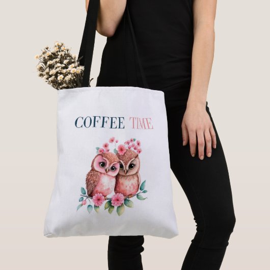 Tote Bag Coffee Time トートバッグ (クローズアップ)