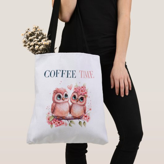 Tote Bag Coffee Time トートバッグ (クローズアップ)