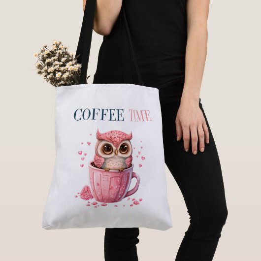 Tote Bag Coffee Time トートバッグ (クローズアップ)