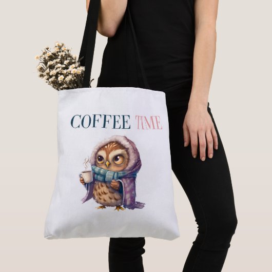 Tote Bag Coffee Time トートバッグ (クローズアップ)
