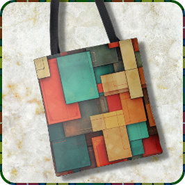 TOTE BAG - Color Blocks in Many Colors トートバッグ