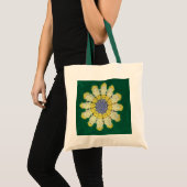 Tote Bag - Crochet Pattern - Daisy トートバッグ (正面(商品))