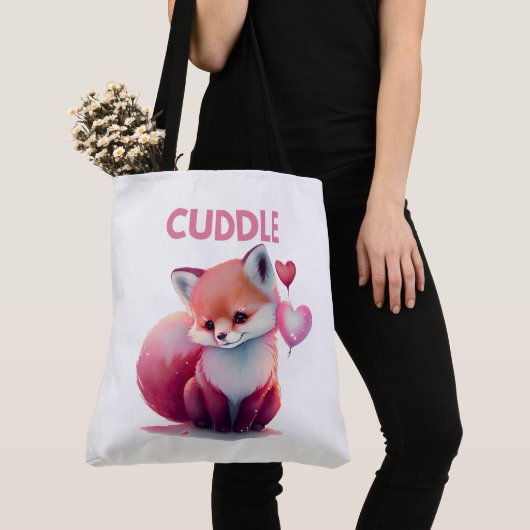 Tote Bag cuddle トートバッグ (クローズアップ)