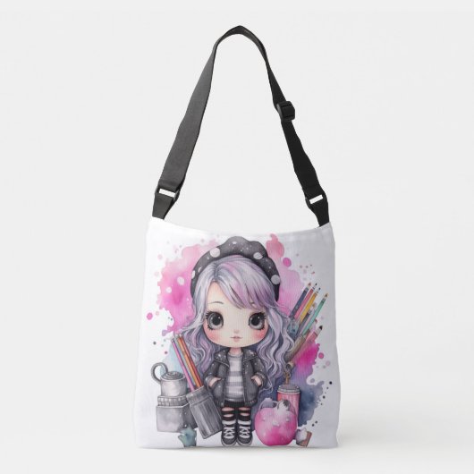 Tote Bag Design artiste クロスボディバッグ (正面)