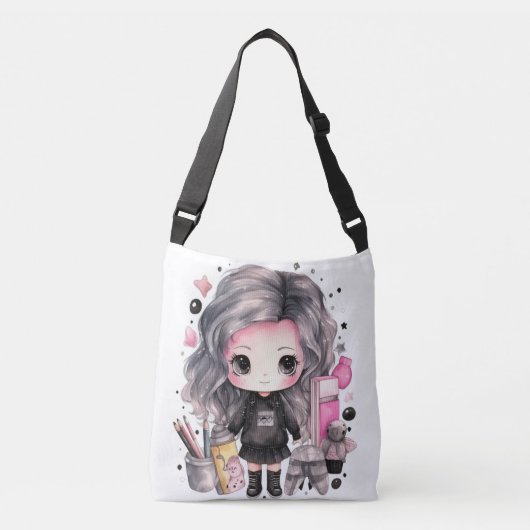 Tote Bag Design artiste クロスボディバッグ (正面)