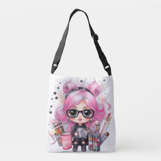 Tote Bag Design artiste クロスボディバッグ (裏面)