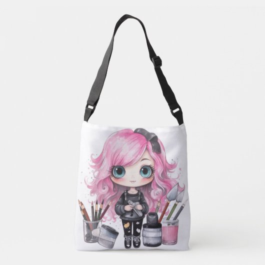 Tote Bag Design artiste クロスボディバッグ (裏面)