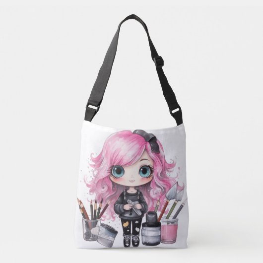 Tote Bag Design artiste クロスボディバッグ (正面)