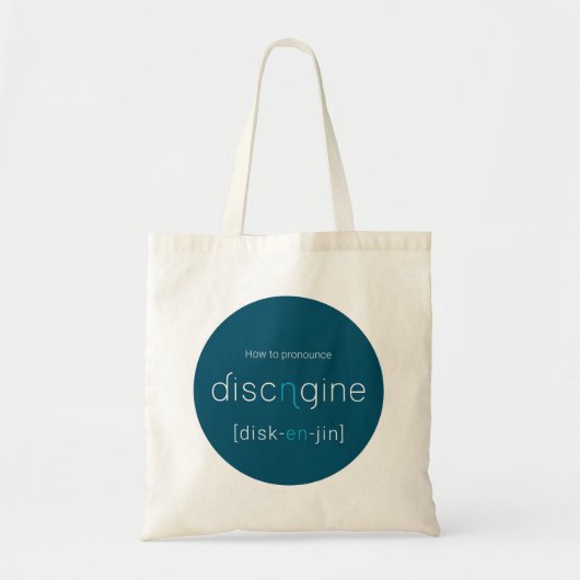 Tote bag Disk En Jin トートバッグ (正面)