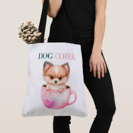 Tote Bag Dog Coffee トートバッグ