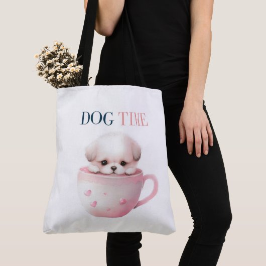 Tote Bag DogTime トートバッグ (クローズアップ)