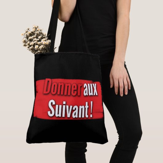 Tote Bag Donner aux suivant ! トートバッグ (クローズアップ)