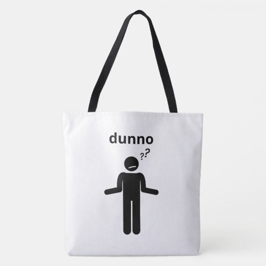 Tote Bag dunno トートバッグ (正面)