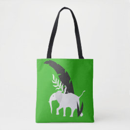 Tote Bag Epaule Animal Friendship - Elephant トートバッグ