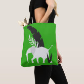 Tote Bag Epaule Animal Friendship - Elephant トートバッグ (クローズアップ)