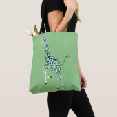 Tote Bag Epaule Animal Friendship - Giraffe - トートバッグ (クローズアップ)