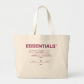 Tote Bag ESSENTIALS carat edition - Kpop fanmade ラージトートバッグ (正面)