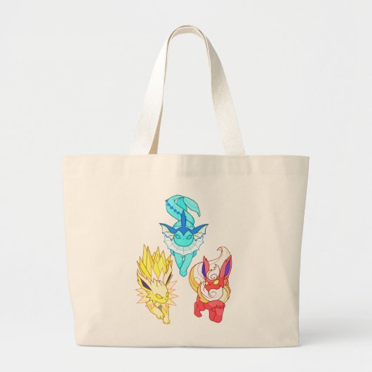 Tote bag Evoli Pokemon ラージトートバッグ (正面)