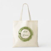 Tote Bag featuring Eat Green design トートバッグ (裏面)