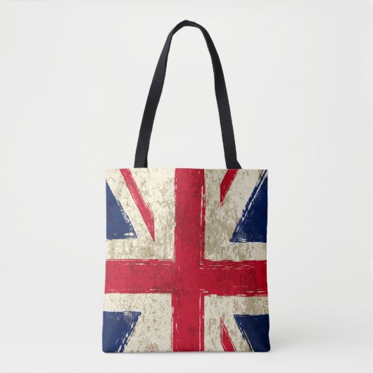 Tote bag femme. Drapeau Anglais トートバッグ (正面)