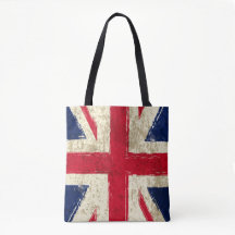Tote bag femme. Drapeau Anglais