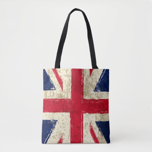 Tote bag femme. Drapeau Anglais トートバッグ (正面)