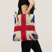 Tote bag femme. Drapeau Anglais トートバッグ (クローズアップ)