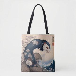Tote bag Ferret トートバッグ