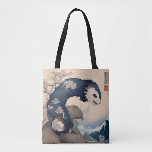 Tote bag Ferret トートバッグ (正面)