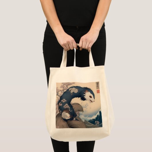 Tote bag - Ferret - Japan トートバッグ (正面(商品))