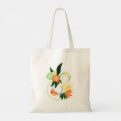 Tote Bag fleurs tropicales トートバッグ (裏面)