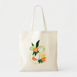 Tote Bag fleurs tropicales トートバッグ