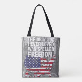 Tote Bag – Freedom Job トートバッグ (裏面)