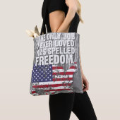 Tote Bag – Freedom Job トートバッグ (クローズアップ)