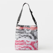 Tote Bag – Friction Lands Abstract Design クロスボディバッグ (裏面)