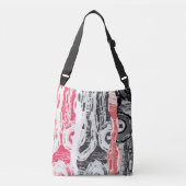 Tote Bag – Friction Lands Abstract Design クロスボディバッグ (正面)