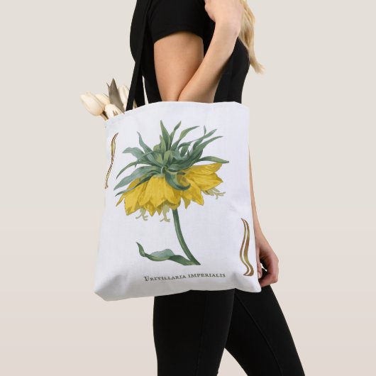 Tote bag Fritillaria imperialis トートバッグ (クローズアップ)