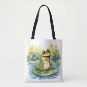 Tote bag frog トートバッグ (正面)