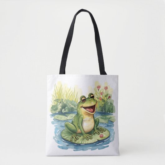 Tote bag frog トートバッグ (正面)