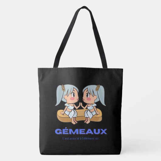Tote Bag Gémeaux トートバッグ (正面)