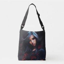 Tote Bag girl black hair クロスボディバッグ