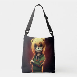 Tote Bag Girl Green Sweater クロスボディバッグ