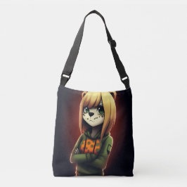 Tote Bag Girl Green Sweater クロスボディバッグ