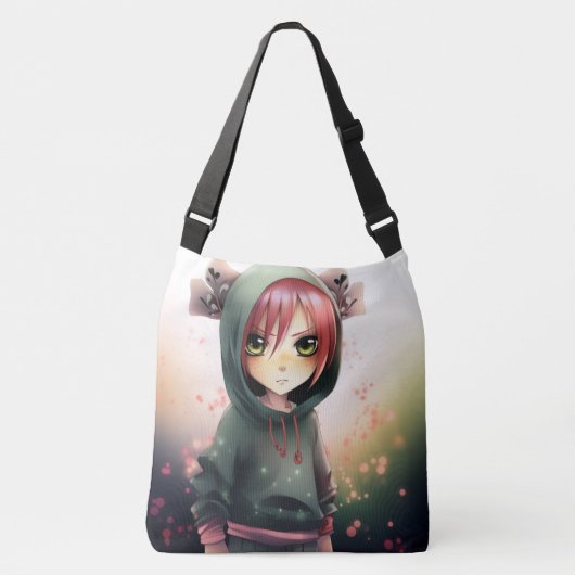 Tote Bag green cap クロスボディバッグ (正面)