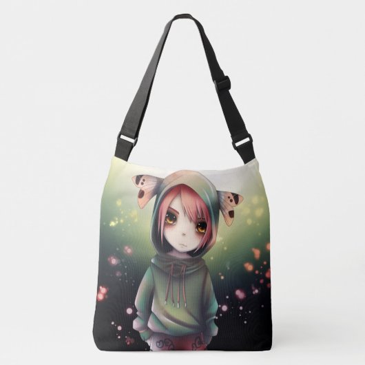 Tote Bag green cap クロスボディバッグ (正面)