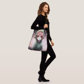 Tote Bag green cap クロスボディバッグ (モデル)