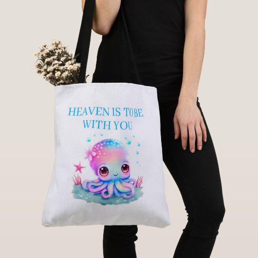 Tote Bag heaven is to be with you トートバッグ (クローズアップ)