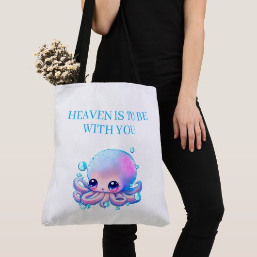 Tote Bag heaven is to be with you トートバッグ (クローズアップ)