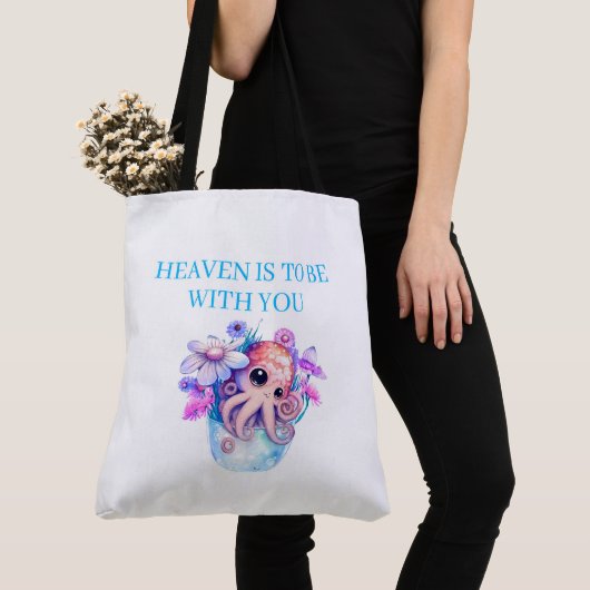 Tote Bag heaven is to be with you トートバッグ (クローズアップ)