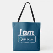 Tote Bag  i am québécois トートバッグ (正面)